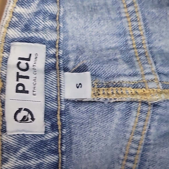 PTCL Distressed Denim Maxi Skirt - Picture 3 of 6